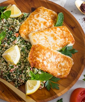 Halloumi Tabbouleh with Sumac and Olive Oil Dressing
