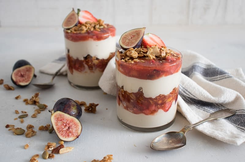 tahiniyogurt-mousse-parfaits-with-fig-and-strawberry-olive-oil-compote-olive-oil-times-tahiniyogurt-mousse-parfaits-with-fig-and-strawberry-olive-oil-compote