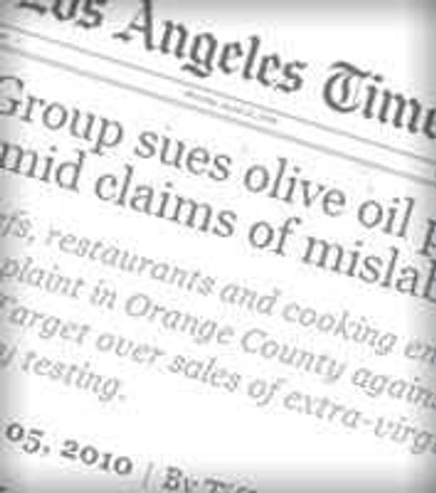 カリフォルニアでオリーブオイルの訴訟が取り下げられた Olive Oil Times