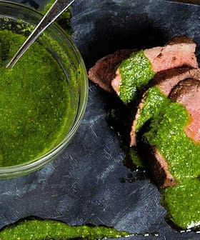 Cilantro Chimichurri with Extra Virgin Olive Oil