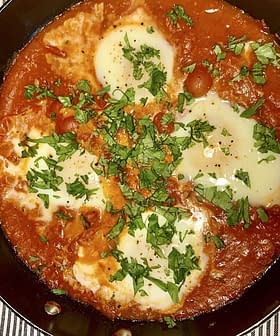 Spicy Shakshuka with Peppers and Herbs