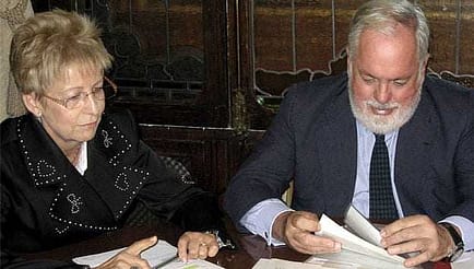 Elena Víboras, Minister of Agriculture, Fisheries and Rural Development, with Spain’s Minister of Agriculture, Food and Environment, Miguel Arias Cañete