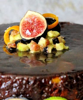 Fig & Olive Oil Cake with a Cognac Glaze