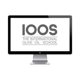 Logo of the International Olive Oil School displayed on a computer monitor. - Olive Oil Times