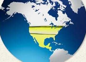 Map of North America showing highlighted regions in yellow across the central and southeastern areas. - Olive Oil Times