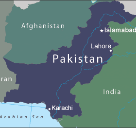 Map of Pakistan showing major cities including Islamabad, Lahore, and Karachi. - Olive Oil Times
