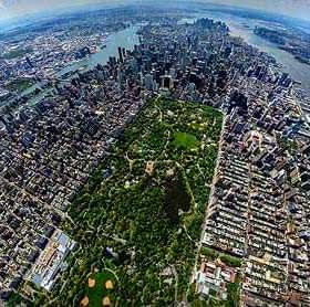 Aerial view of New York City showcasing Central Park and the surrounding urban landscape. - Olive Oil Times