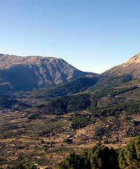 Panoramic view of Tietar Valley featuring mountains and greenery under a clear sky. - Olive Oil Times