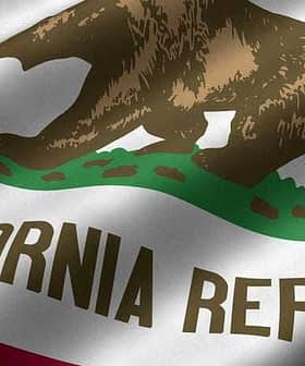 California state flag featuring a grizzly bear and the words 'California Republic'. - Olive Oil Times
