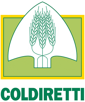 Logo of Coldiretti featuring a stylized wheat sheaf and spade design. - Olive Oil Times