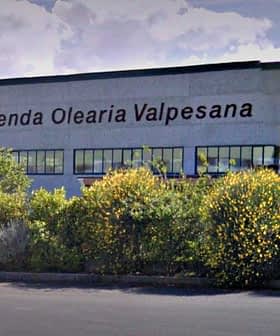 Exterior view of the Azienda Olearia Valpesana building with greenery in the foreground. - Olive Oil Times