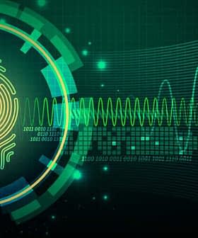 A digital fingerprint graphic surrounded by a circular design and waveform patterns. - Olive Oil Times