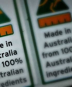 Labels stating 'Made in Australia from 100% Australian ingredients' with a kangaroo logo. - Olive Oil Times