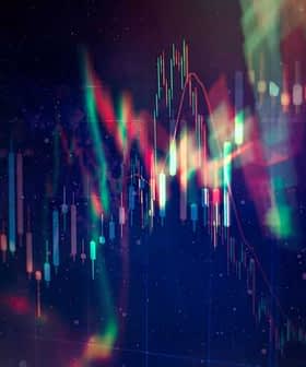 Abstract representation of a financial chart with colorful candlestick patterns and data lines. - Olive Oil Times