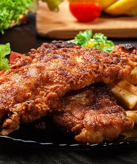 Plate of fried chicken served with French fries and a side of salad. - Olive Oil Times