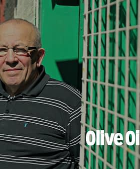 Man wearing glasses and a striped shirt standing next to a green fence with a grid pattern. - Olive Oil Times