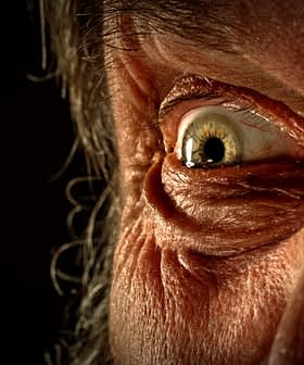 Close-up view of an elderly person's eye showing detailed textures and colors. - Olive Oil Times