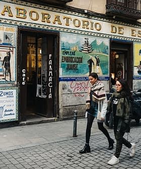 Storefront of Laboratorio de Especialidades Juanse with decorative tiles and signage in a city setting. - Olive Oil Times