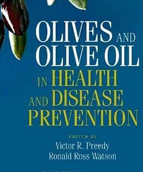Naslovnica knjige pod naslovom "Masline i maslinovo ulje u zdravlju i prevenciji bolesti" uredili Victor R. Preedy i Ronald Ross Watson. - Olive Oil Times
