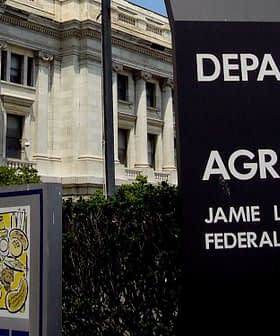 Schild des Landwirtschaftsministeriums am Jamie L. Whitten Federal Building. - Olive Oil Times