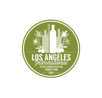 Logo for the Los Angeles International Extra Virgin Olive Oil Competition featuring bottles and olive branches. - Olive Oil Times