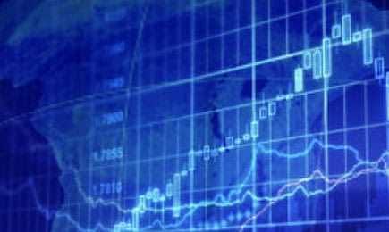 Graph displaying financial data with blue background and upward trend lines. - Olive Oil Times