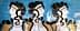 Ancient fresco showing three women with elaborate hairstyles and decorative clothing against a blue background. - Olive Oil Times