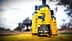 Trois bouteilles d'huile d'olive extra vierge biologique Terra Delyssa avec une étiquette jaune comportant un logo de cheval. - Olive Oil Times