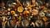 A beautifully arranged Thanksgiving dinner table with a turkey, pie, and various seasonal decorations. - Olive Oil Times