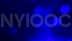 Abstracte blauwe achtergrond met de tekst 'NYIOOC' in grote letters. - Olive Oil Times