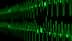 Digital representation of sound waves displayed in green on a dark background. - Olive Oil Times