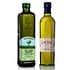 Dos botellas de aceite de oliva virgen extra, una etiquetada como California Miller's Blend y la otra Lucini de Italia. - Olive Oil Times