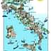 Illustrated map of Italy featuring various regions known for olive oil production. - Olive Oil Times