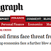 Header of The Telegraph article discussing threats to Eurozone olive oil firms from America. - Olive Oil Times