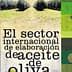 Book cover titled 'El sector internacional de elaboración de aceite de oliva' with a landscape background. - Olive Oil Times