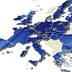 Map of Europe featuring blue regions and yellow stars representing the European Union. - Olive Oil Times