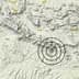 Topographic map displaying terrain features with concentric circles indicating seismic activity. - Olive Oil Times