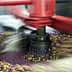 Mechanical equipment processing olives into oil, showing motion and olive fragments. - Olive Oil Times