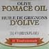 Label of olive pomace oil bottle indicating volume and brand information. - Olive Oil Times