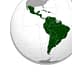 Map highlighting the countries of Latin America in green on a globe. - Olive Oil Times
