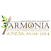 Logo for the Armonia International Olive Oil Competition featuring olive branches and a droplet. - Olive Oil Times