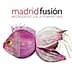 Poster for Madrid Fusion 2015 featuring a fish and onion graphic design. - Olive Oil Times