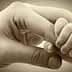 An adult hand gently holding a small baby hand in a close-up image. - Olive Oil Times