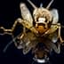 Close-up view of a cricket insect with detailed features and reflection on a dark surface. - Olive Oil Times
