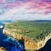 Aerial view of Great Ocean Road - Australia
