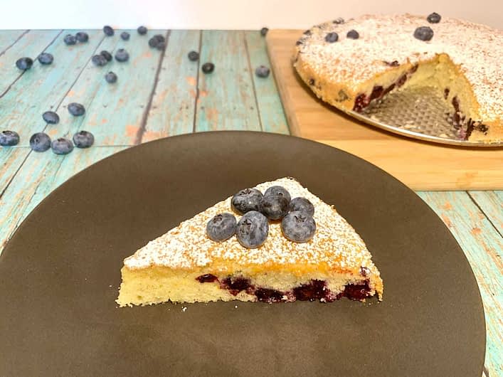 Blueberry Olive Oil Cake