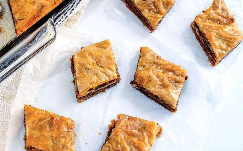Pistachio and Olive Oil Baklava