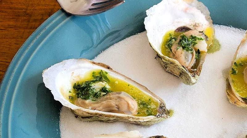 Grilled Oysters with Citrus and Olive Oil Gremolata