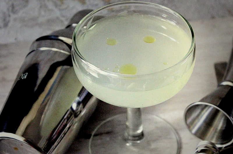Gimlet con aceite de oliva