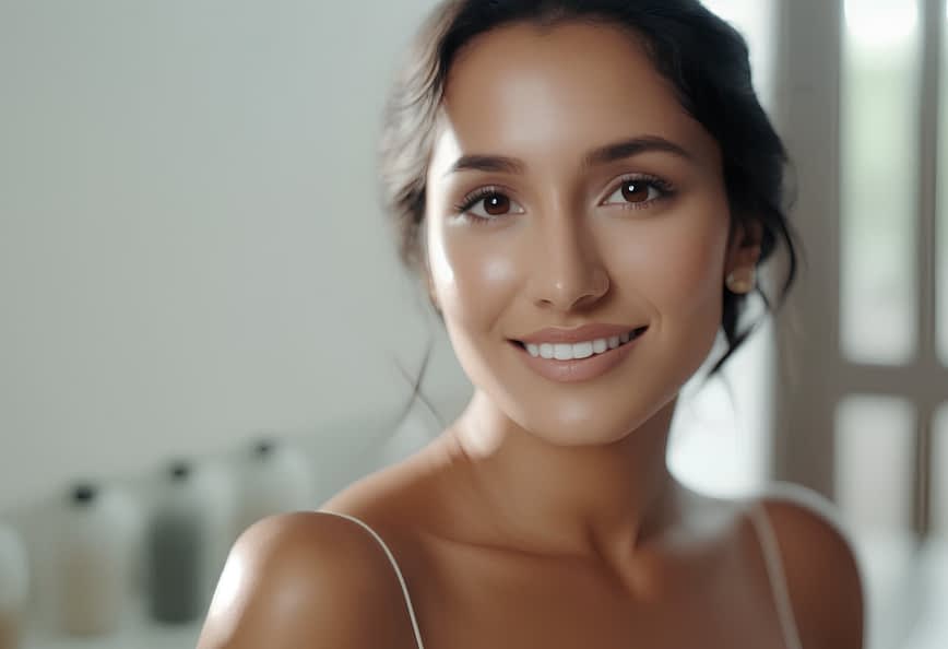 A woman with a warm smile and natural makeup, looking towards the camera with soft lighting. - Olive Oil Times